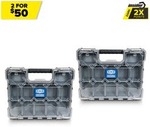 HRD 12-Bin Stackable Organiser 2 for $50 + Delivery ($0 C&C/Orders over $99) @ Total Tools