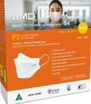 [QLD, NSW, VIC, SA] AMD P2 Respirator Nano-Tech Mask, 4-Layer (T4)-Ear Loop Australian Made 50-Pack $109 Delivered @ Oliria