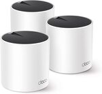 TP-Link Deco X55 (3-Pack) AX3000 Whole Home Mesh Wi-Fi 6 System $399 Delivered @ Amazon AU