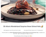 [VIC] Alice's Wonderland Surprise or Cheese Pleaser $5 @ Pancake Parlour