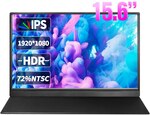 15.6" FHD IPS Portable Monitor US$69.19 (~A$103.82), w/ Stand US$70.97 (~A$106.49) Delivered @ HDHIFI Store AliExpress