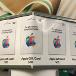 20x Everyday Rewards points on Apple gift cards @ Woolworths (11/1