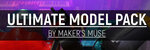 3D Printer STL Ultimate Model Pack US$29 / ~A$44 @ Makers Muse
