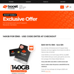 Boost Mobile $200 SIM 140GB 12 Months for $165 Delivered @ Boost