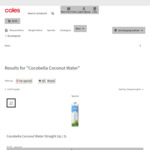 ½ Price Cocobella Coconut Water 1 Litre $2.75 @ Coles