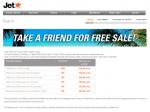 Jetstar - Take a friend for Free Deal (to/from Melbourne and Adelaide to Gold Coast)