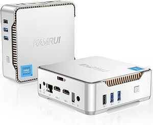 KAMRUI Mini PC, 12th Gen Intel Alder Lake N95, W11 Pro, 8GB 256GB