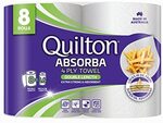 [Prime] Quilton Absorba Double Length Paper Towel (120 Sheets/Roll) 8pk $17.75 ($15.98 S&S) Delivered @ Amazon AU