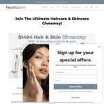 Win 1 of 3 Hair and Skincare Prize Packs Worth $498 from Neutriderm