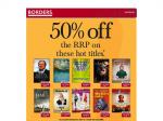 Get 50% off Hot Books from Borders 