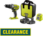 Ryobi 18V ONE+ 2.0Ah/4.0Ah Hammer Drill Kit $139 + Delivery ($0 with OnePass/ C&C/ in-Store) @ Bunnings