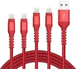 Boreguse Lightning Cable 4 Pack (Apple MFi Certified) $10.98 + Delivery ($0 with Prime/ $59 Spend) @ Boreguse AU via Amazon AU