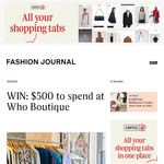 Win a $500 Who Boutique Voucher from Fashion Journal