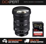 SIGMA 24-70mm F2.8 DG DN II ART FOR SONY E MOUNT (457A965) + 64GB SD CARD $1563.22 Delivered @ dcxpert eBay