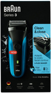 Braun Series 3 310s Wet & Dry Rechargeable Shaver $32.25 @ Coles (Selected Stores)