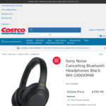 Sony1000XM4 Noise Cancelling Headphones $309.99 Delivered @ Costco (Membership required)