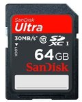 SanDisk 64GB Ultra SDXC Class 10 Flash Memory Card US $49.08 Delivered from Amazon