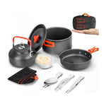 Portable Lightweight Non-Stick 13-Piece Camping Cooking Set With Kettle $19.99 (RRP $60) + Shipping (VIC C&C) @ Vinnies Victoria