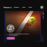 Watch Most Matches on Every Court of Roland Garros / French Open Free @ France TV (VPN Req.)