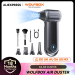 Wolfbox MF100 Compressed Air Duster $81.79 Delivered @ Wolfbox Official Store via AliExpress