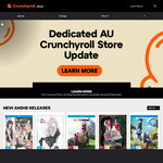 50% off Anime Merchandise & Manga + $7 Shipping ($0 with $75+ Order) @ Crunchyroll Store Australia