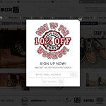 15% off Total Order BOX13