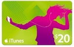 2x $20 iTunes Cards for $30 (Save $10) @ BigW Starts 28th August