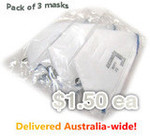 Pack of 3 Prosafe P2 Respirator Masks + FREE Delivery Australia-Wide - $4.50