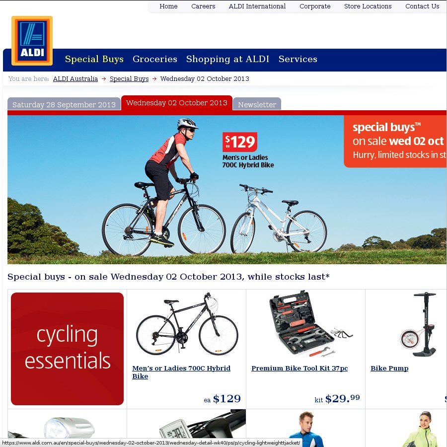 Aldi ladies hot sale bike