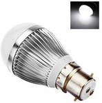 ($3.39USD Delivered) LED Bulb B22 6W 480Lm Cool White-Silver(AC85-265V) @MyLED.com