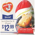 Luv-a-Duck Whole Duck Frozen 1.9kg $12.99 @ Tasman Victoria until 18th May