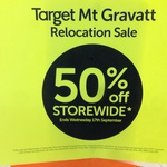50% off All Stock Target Mt Gravatt (QLD) Closing down