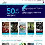 Up to 25%, 35% & 50% off Select Kobo eBooks