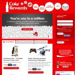 Win $5000 Instantly Everyday, a $50 E-Voucher Every Hour or 10 Coke Rewards Tokens Every Minute from Coke Rewards