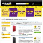 Seagate Backup Plus Slim 2TB Portable Hard Drive - $118 C&C @ Dick Smith