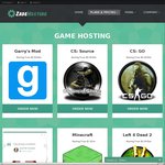 ZadeHosting.com.au - Get 50% off All Game Hosting Services