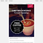 Free Cibo Caffe Size Coffee at Brickworks Marketplace SA