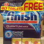 Finish Powerball Quantum Dishwasher Tablets 80 Pack $19.50 (24.4c ea) @ Woolworths