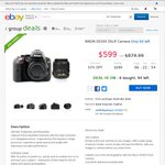 Nikon D5300 Digital SLR (Black) $599 Delivered @ EinfinityShop2 [eBay Group Deal]