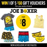 Win 1 of 5 (2x $50) Best & Less Gift Cards from Best & Less