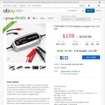 eBay Group Buy: CTEK MXS 5.0 Battery Charger $109 Free Post
