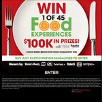Win 1 of 45 Food Experiences - Buy Magazine from Woolworths to Enter