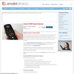 Amulet Voice Remote Control for HTPC US $34 / ~AU $46 (Was US $84) + Free Shipping from Amulet Devices