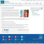 Brisbane City Council Library Amnesty - Fees Waived in Exchange for a Can of Food