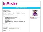 InStyle Magazine 3 Issues for $6 (Online)