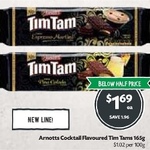 [QLD] New Tim Tam Cocktails 165g - $1.69 (Save $1.96) @ Drakes