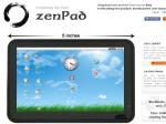 Enso Zenpad Android tablet now available! -- from US $155 ($25 worldwide shipping)
