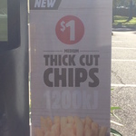 $1 Medium Thick Cut Chips @ Hungry Jack's (Newcastle Area)