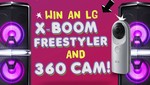 Win 1 of 5 LG X-Boom Freestyler Speakers and 360 Cameras from Nova FM