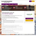 New Woolworths Customers Spend $120 get $32 Cashback @ Cashrewards (Combine with AmEx, WISH & Coupon for Further Discounts)